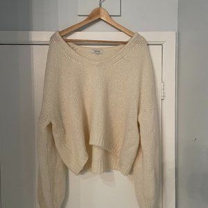 Madewell Balloon-Sleeve Pullover Sweater (Medium)